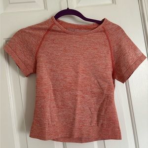 Victoria’s Secret pink seamless short sleeve crop shirt